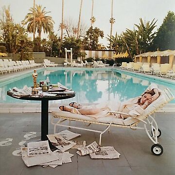 Artwork thumbnail, Faye Dunaway At The Pool 1977 by jastjewl