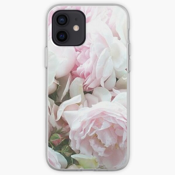 Pink and White Peonies iPhone Soft Case