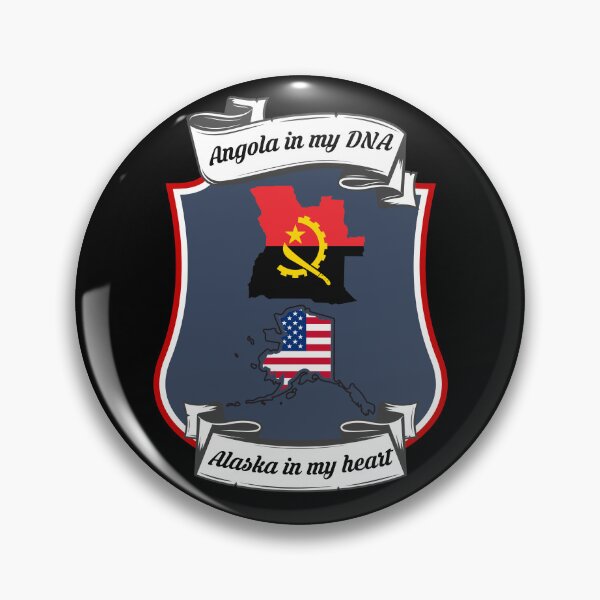 Item preview, Angola in my DNA, Alaska in my heart Heritage designed and sold by Tony ⭐⭐⭐⭐⭐.