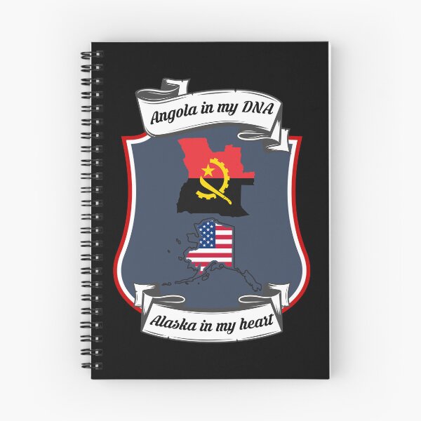 Item preview, Angola in my DNA, Alaska in my heart Heritage designed and sold by Tony ⭐⭐⭐⭐⭐.
