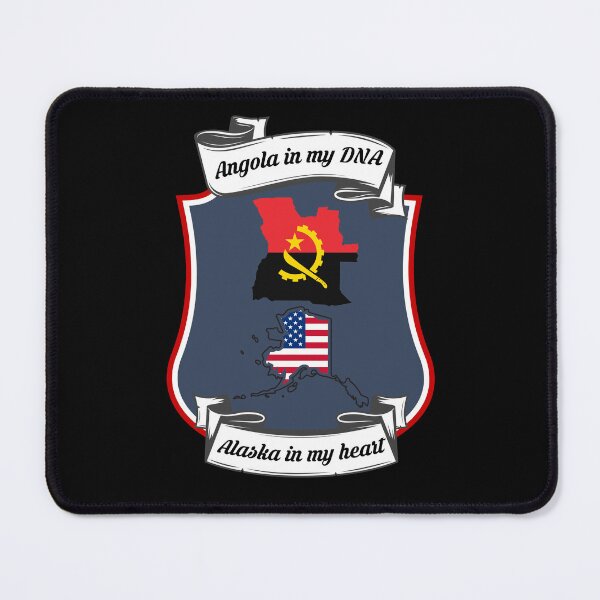 Item preview, Angola in my DNA, Alaska in my heart Heritage designed and sold by Tony ⭐⭐⭐⭐⭐.