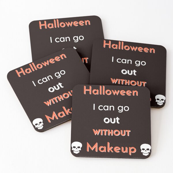 Item preview, Halloween going out without makeup gift designed and sold by Scelai.