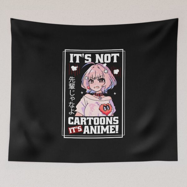 Item preview, It&39;s Not Cartoons It&39;s Anime Funny Anime Apparel Girl Otaku Gift - Anime Shirts For Teen Gir designed and sold by BishnuSem.