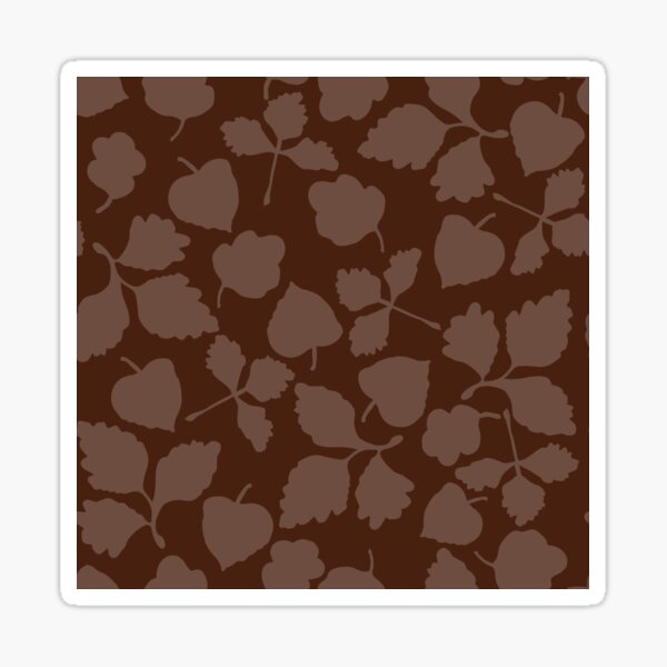 Camouflage dark brown Sticker