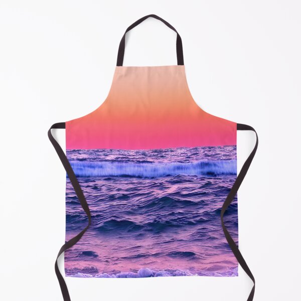 Item preview, blue ocean waves, yellow orange vibes, retro #11 designed and sold by supeart.