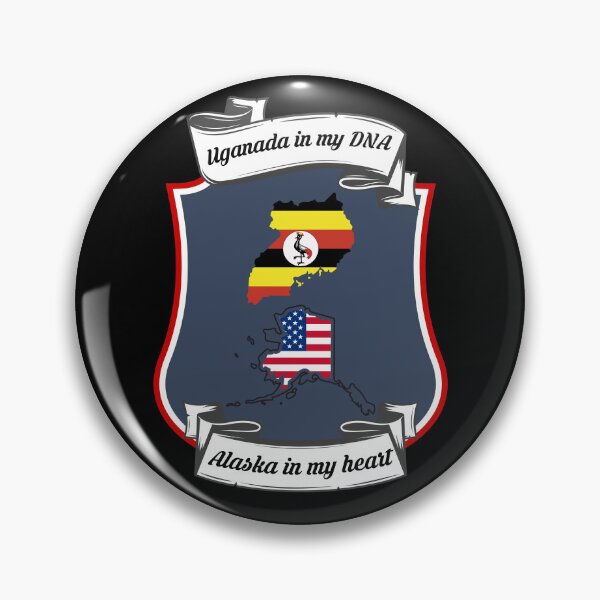 Item preview, Uganda in my DNA, Alaska in my heart Heritage designed and sold by Tony ⭐⭐⭐⭐⭐.