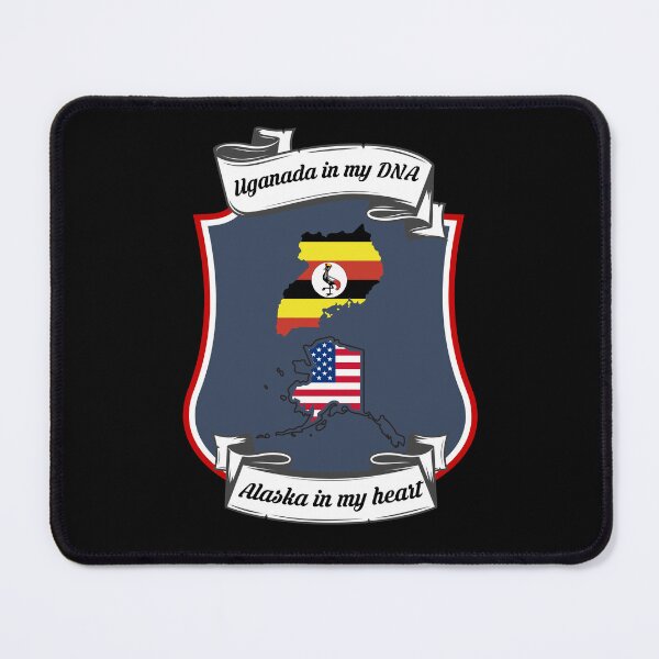 Item preview, Uganda in my DNA, Alaska in my heart Heritage designed and sold by Tony ⭐⭐⭐⭐⭐.