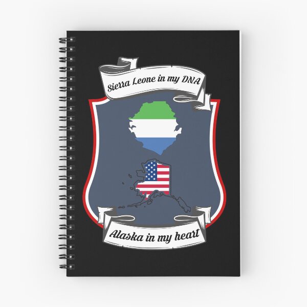 Item preview, Sierra Leone in my DNA, Alaska in my heart Heritage designed and sold by Tony ⭐⭐⭐⭐⭐.