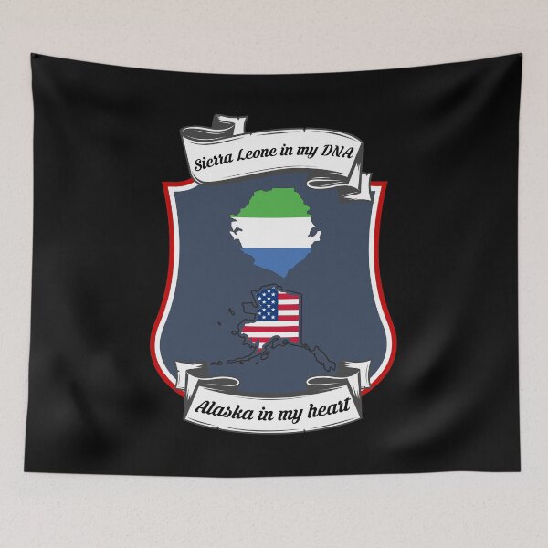 Item preview, Sierra Leone in my DNA, Alaska in my heart Heritage designed and sold by Tony ⭐⭐⭐⭐⭐.