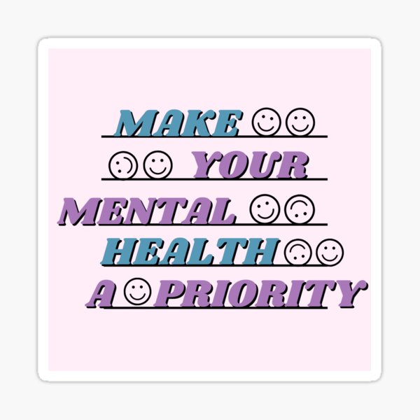 Item preview, Cute mental health reminder designed and sold by GirlbossHQ.