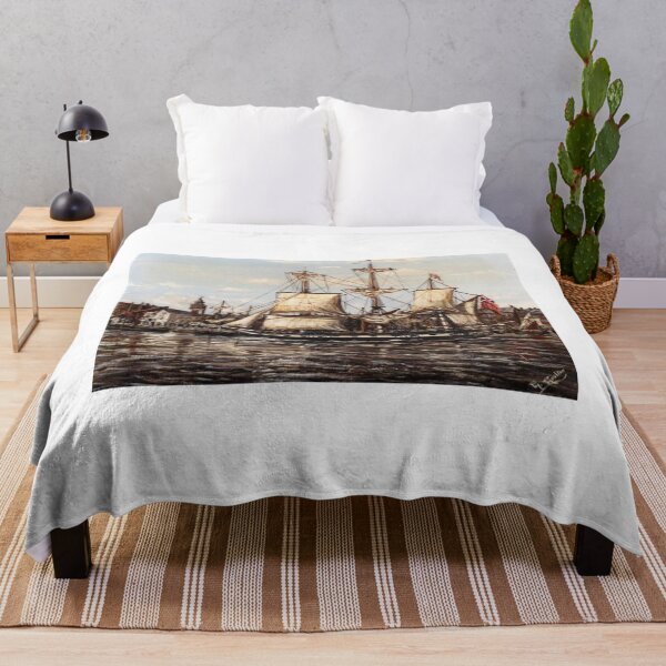 Item preview, HMS BOUNTY PASSING WAPPING LONDON designed and sold by Mackenzie Moulton International Artist .