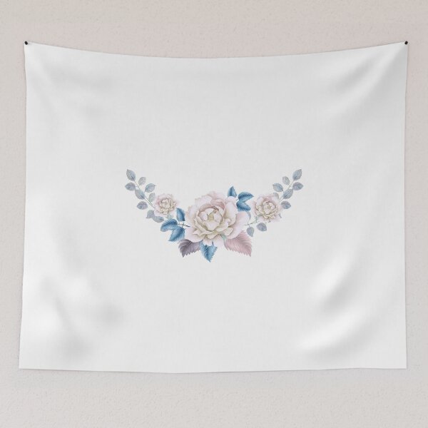 Aperçu de l'œuvre Brins bleus et roses créée et vendue par Taz-Clothing.