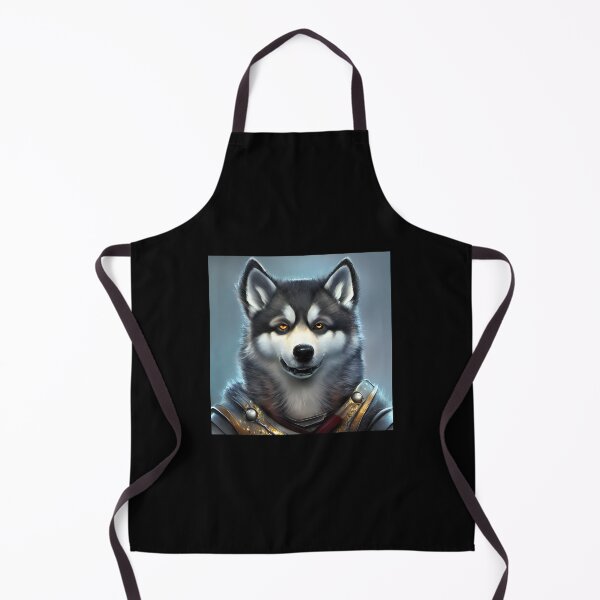 Item preview, AI Generated Art, War Husky/Pomsky designed and sold by RabbitHoleMI.