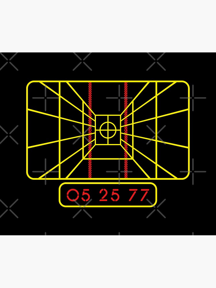 Thumbnail 5 of 5, Mouse Pad, X-Wing Targeting Computer Display designed and sold by Chairboy.