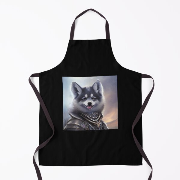 Item preview, AI Generated Art, War Husky/Pomsky designed and sold by RabbitHoleMI.