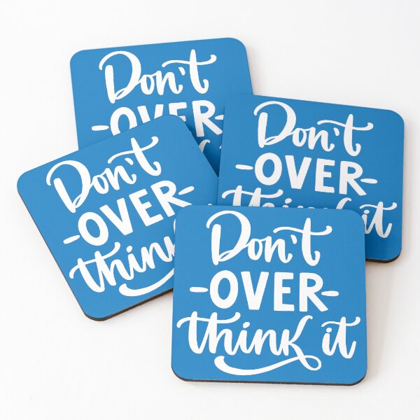 Item preview, Hang on. Let me overthink this - Don't Overthink Black designed and sold by ReidDesigns.