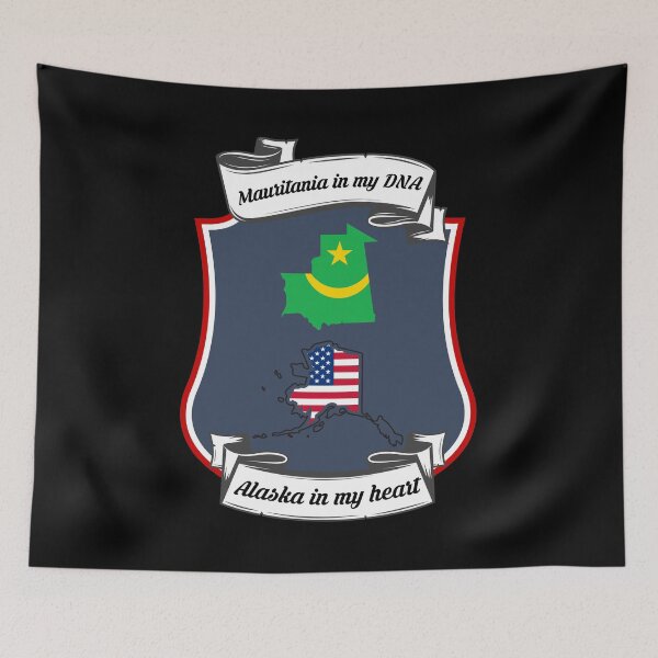 Item preview, Mauritania in my DNA, Alaska in my heart Heritage designed and sold by Tony ⭐⭐⭐⭐⭐.