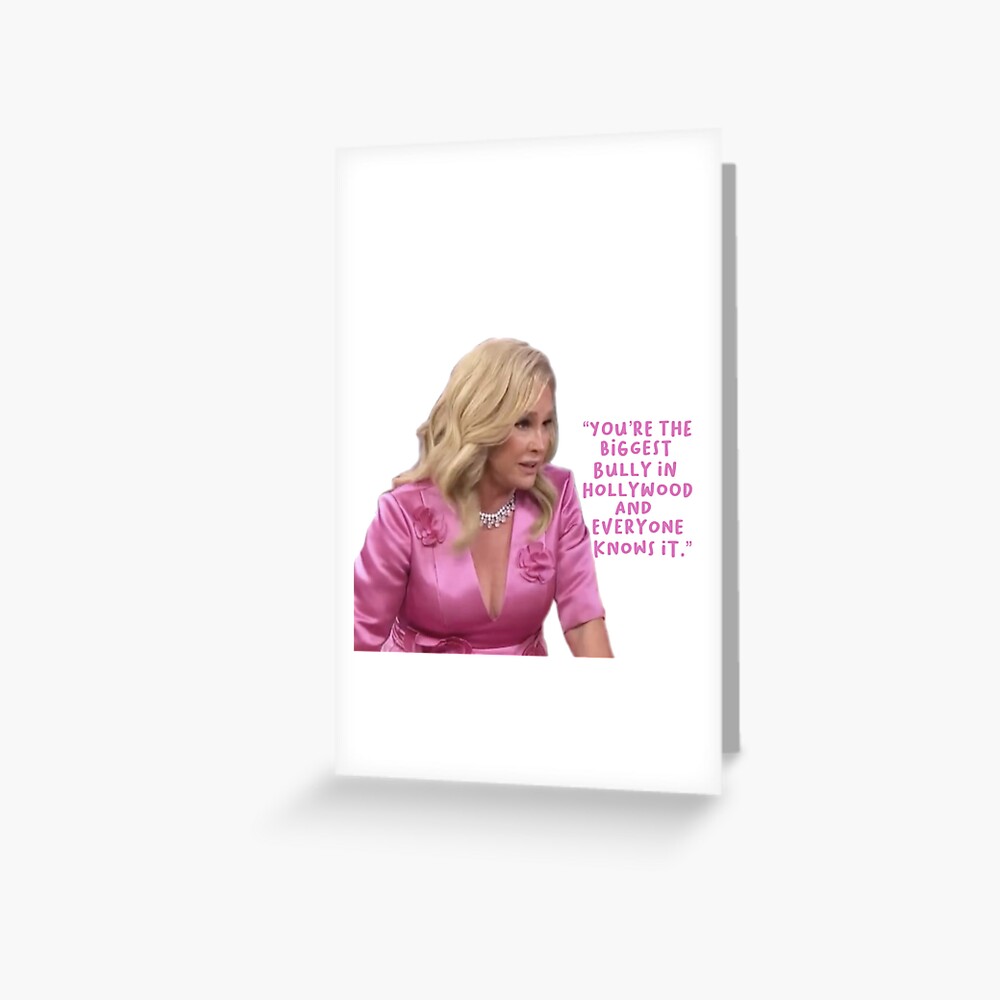 you’re the biggest bully in hollywood and everyone knows it Art Print