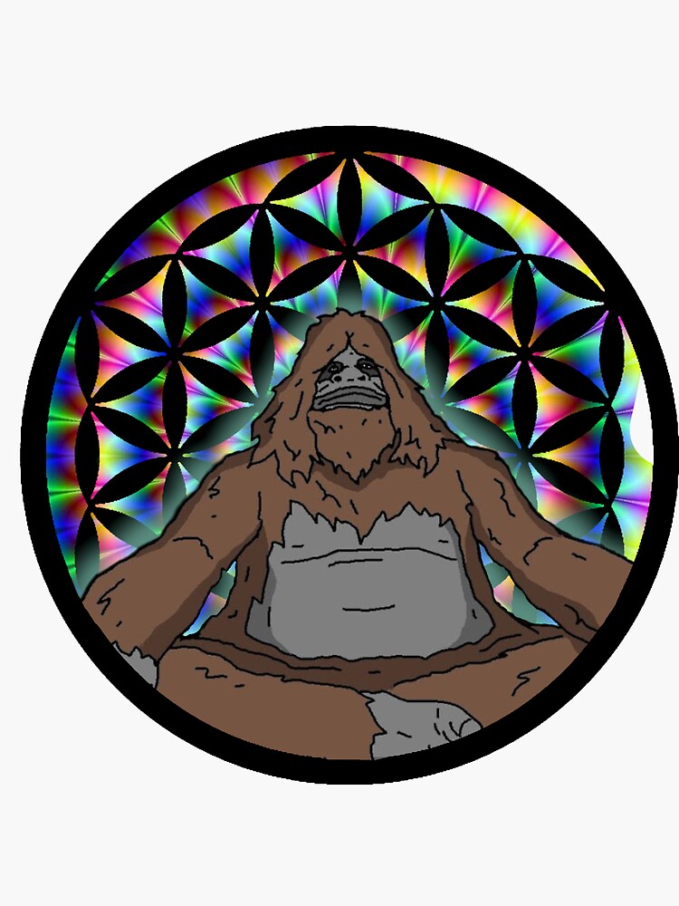 Sassy the sasquatch  Sticker for Sale by SturgesC