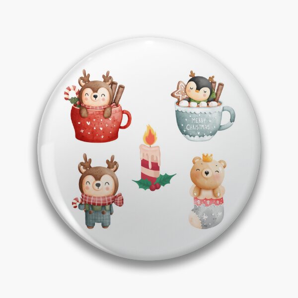 Item preview, Cute Creature Christmas Edition Sticker Pack designed and sold by ecdato.