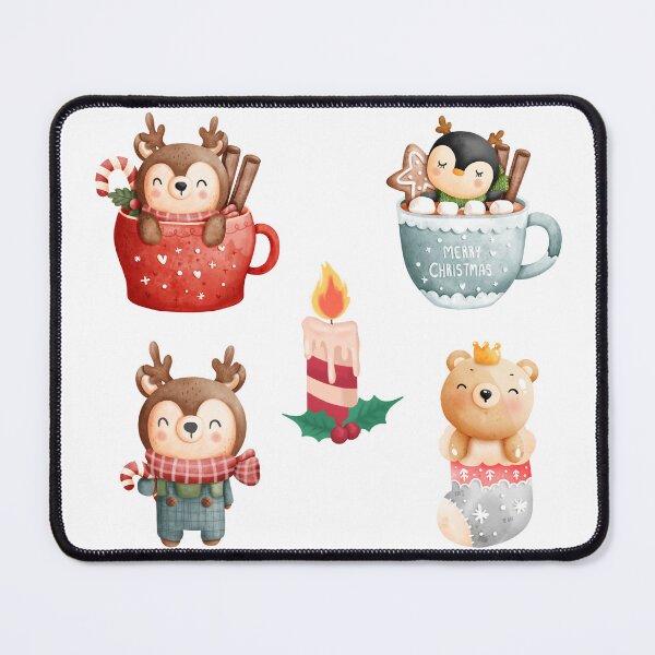 Item preview, Cute Creature Christmas Edition Sticker Pack designed and sold by ecdato.