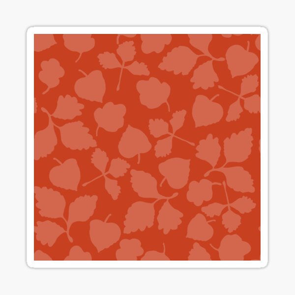 Camouflage red Sticker