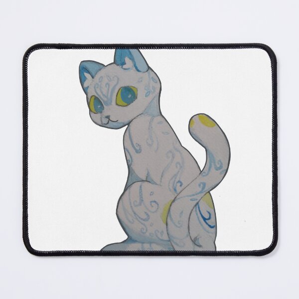 Item preview, Porcelain kitty on watercolor designed and sold by Emmakomolo.