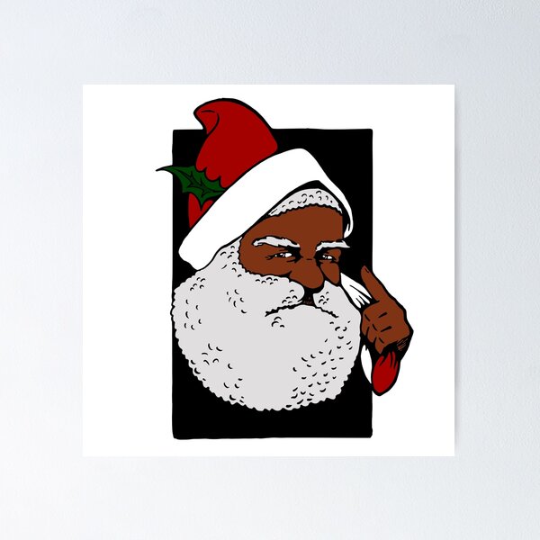 Sports Bra - Retro Christmas Vintage Winking Santa Claus