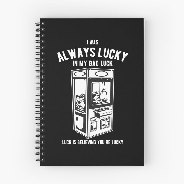 Item preview, Lucky In My Bad Luck Quote Vintage Claw machine  designed and sold by Mansn.