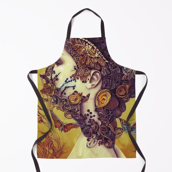 Item preview, Art Illustration Girl with Flowers Twenty One designed and sold by I-Dream-Designs.