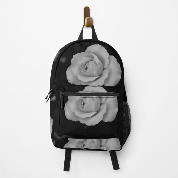 Item preview, single white rose blossom in black and white designed and sold by kall3bu.