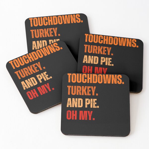 Artikelvorschau, Touchdowns Türkei und Kuchen, oh mein Fußballliebhaber, Thanksgiving entworfen und verkauft von JoeyGrace.