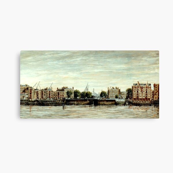 Item preview, WAPPING DOCK ENTRANCE AND PIER HEAD WAPPING LONDON designed and sold by Mackenzie Moulton International Artist .