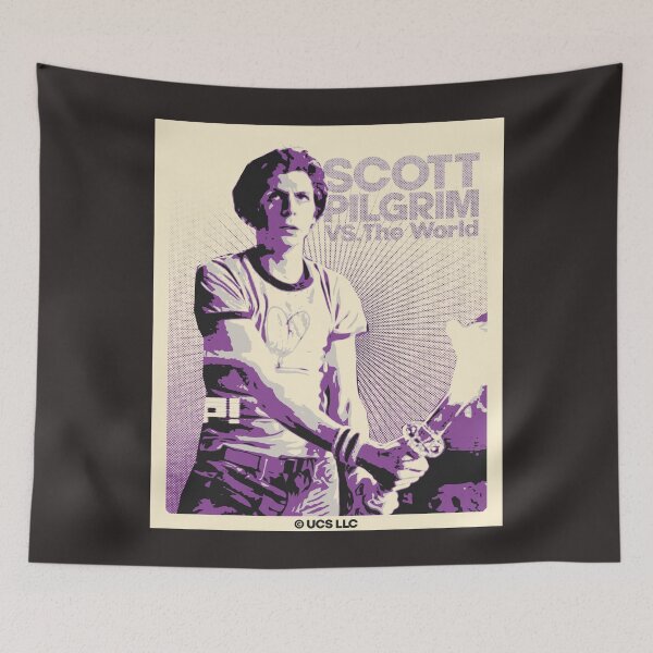 Item preview, Scott Pilgrim movie vintage poster designed and sold by chrlalexandru.