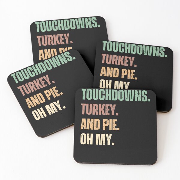 Artikelvorschau, Touchdowns Türkei und Kuchen, oh mein Fußballliebhaber, Thanksgiving entworfen und verkauft von JoeyGrace.