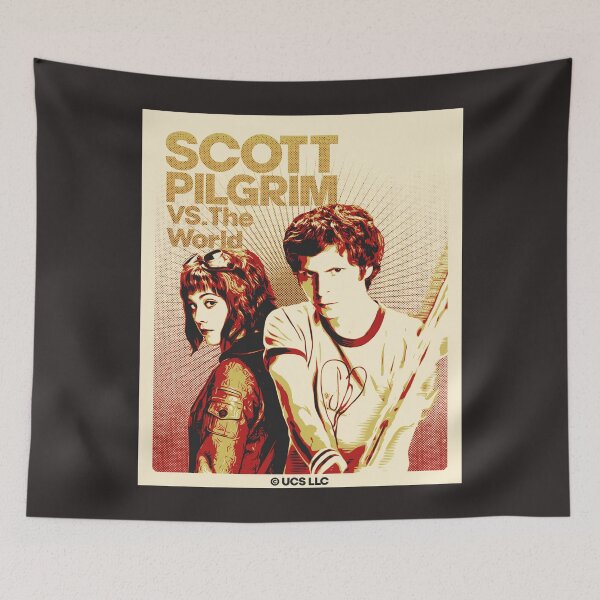 Item preview, Scott Pilgrim movie vintage poster designed and sold by chrlalexandru.