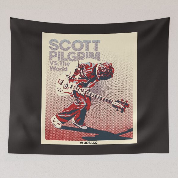 Item preview, Scott Pilgrim movie vintage poster designed and sold by chrlalexandru.