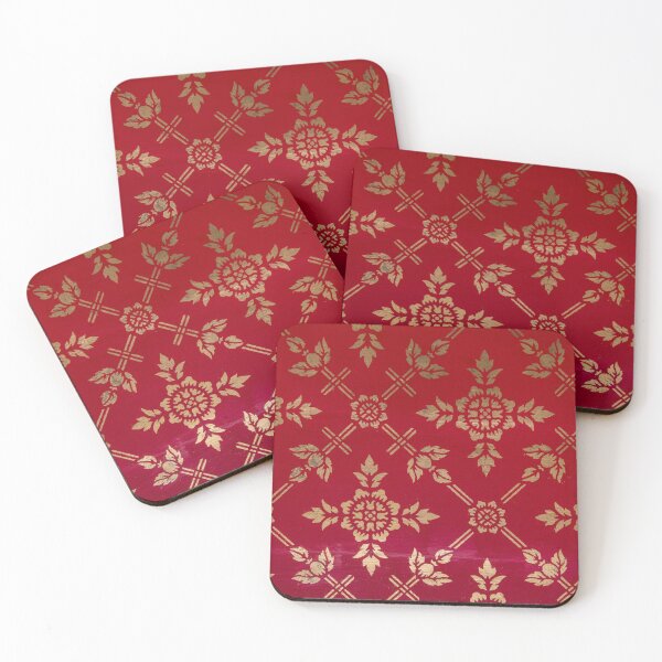 Item preview, Golden red pattern designed and sold by Zip-Zup.