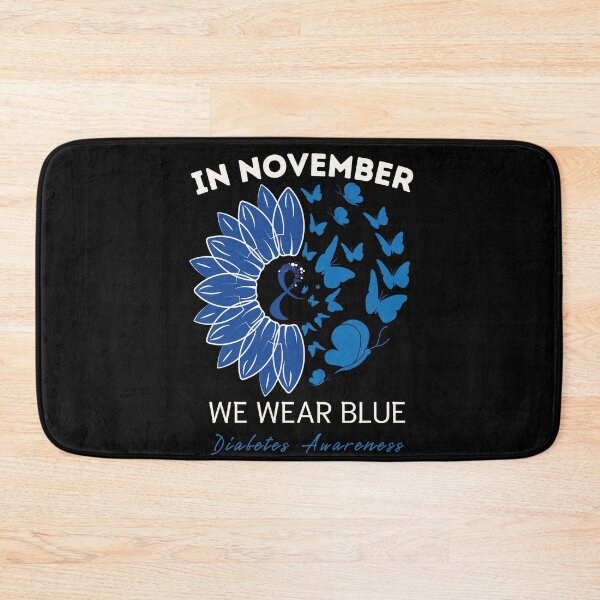 Item preview, In November We Wear Blue Diabetes Awareness  designed and sold by Sasikharn.