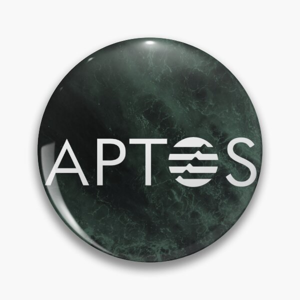 Item preview, Aptos APT Crypto Altcoin - Sea Background Logo Design designed and sold by CryptoMoods.
