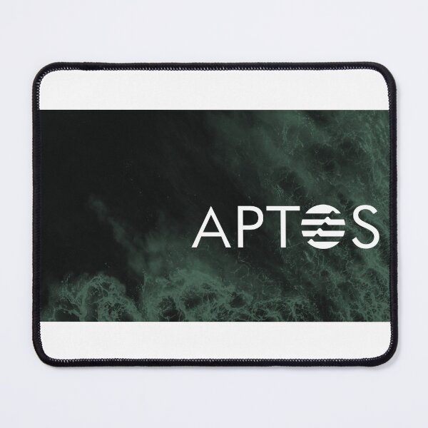 Item preview, Aptos APT Crypto Altcoin - Sea Background Logo Design designed and sold by CryptoMoods.