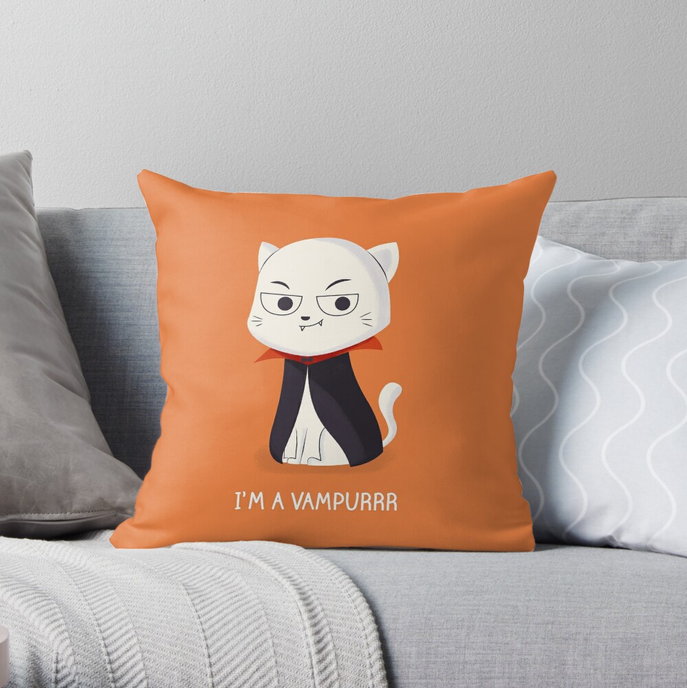 Item preview, Throw Pillow designed and sold by cartoonbeing.