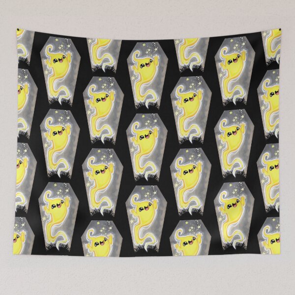 Item preview, Yellow ghost designed and sold by ArtOfBianca.