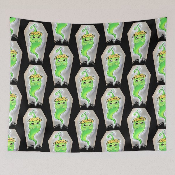 Item preview, Green ghost designed and sold by ArtOfBianca.