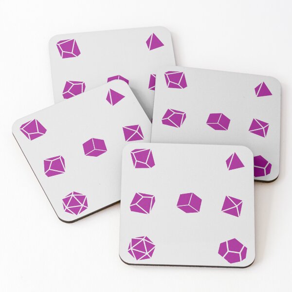 Item preview, Dice Set - Purple designed and sold by KopoArtyStuff.