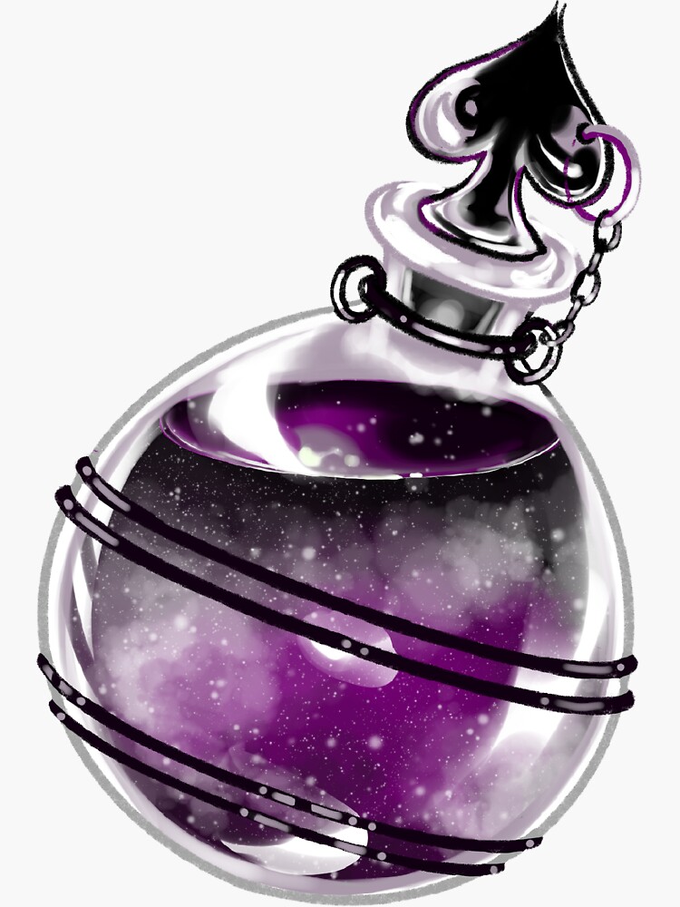 Thumbnail 3 of 3, Sticker, The AceSpec Travelling Potions: Deep Space Brew designed and sold by may-bird.