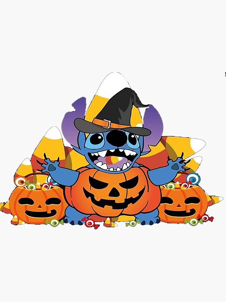 "Stitch Halloween 2022, Stitch Monster, Stitch Family" Sticker for Sale by Parkids Redbubble