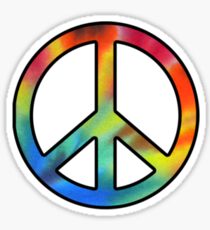 Peace Tie Dye Sticker