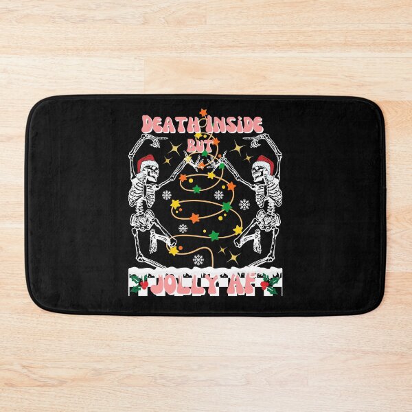 Item preview, Death inside but jolly af Merry Christmas Christmas vintage shirt Christmas gift  designed and sold by ArtfulGiftShop.