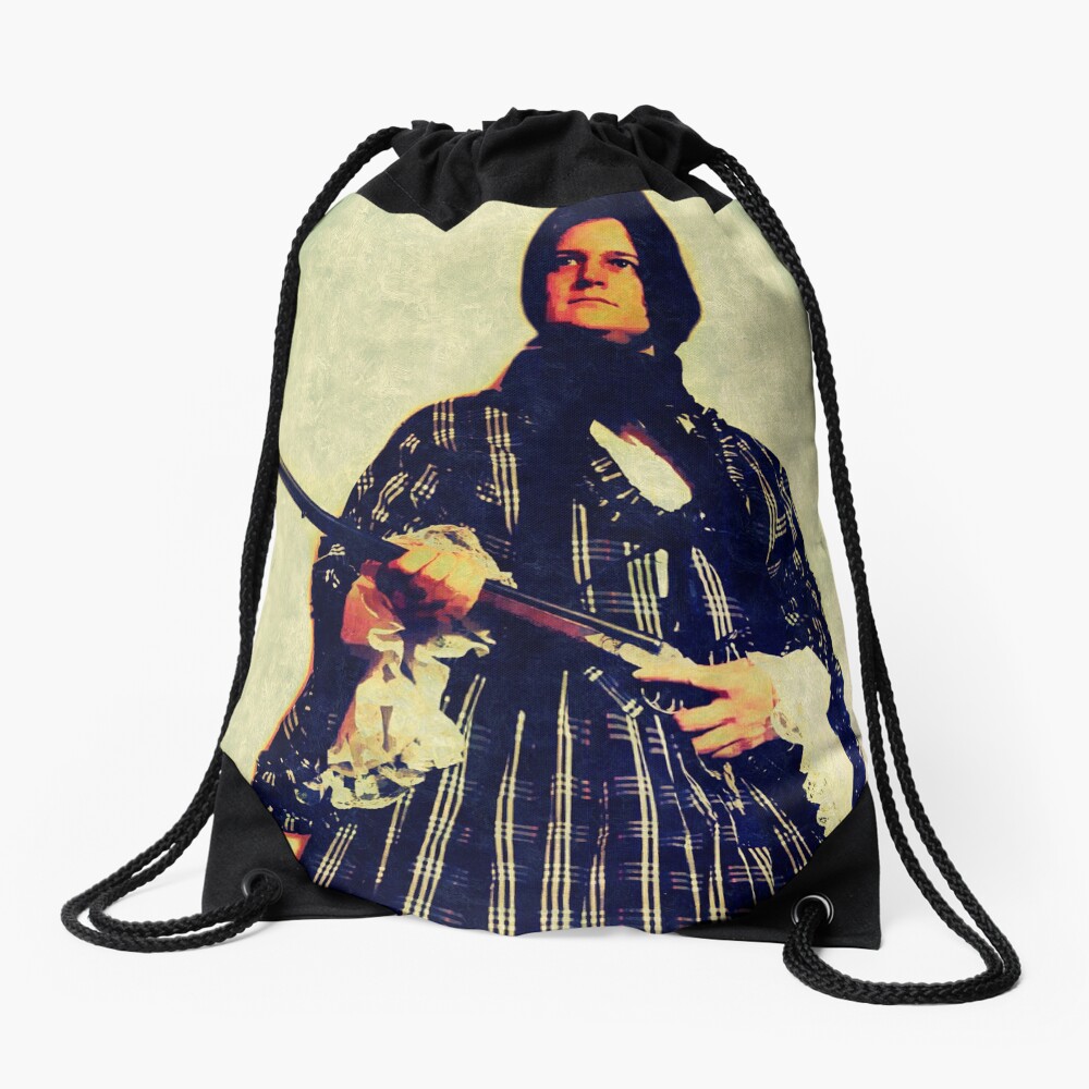 The widow Drawstring Bag